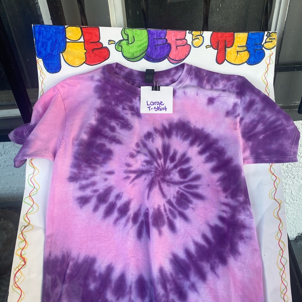 Tie-Dye Teen/Young Adult shirt Purple and Pink